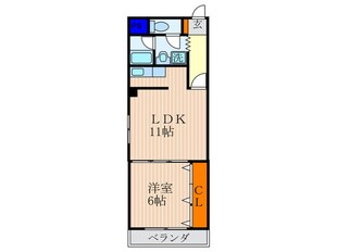 第１パ－ルハイツ上杉の物件間取画像